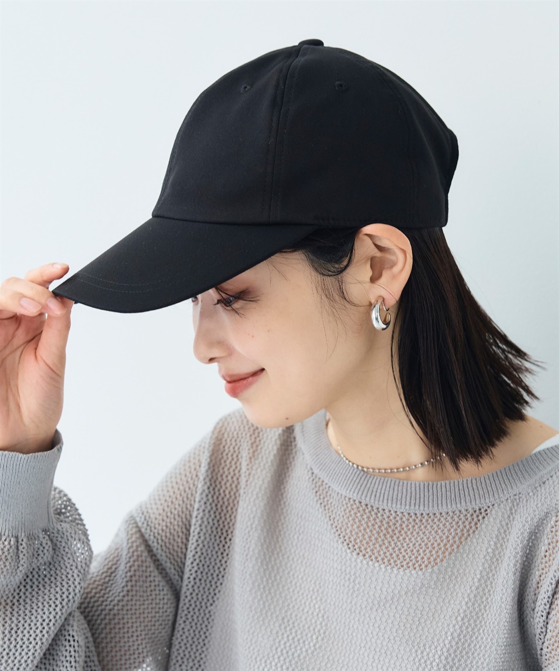 CROSS FUNCTION 《UV99％以上カット》エブ楽 遮光ベーシックキャップ_main