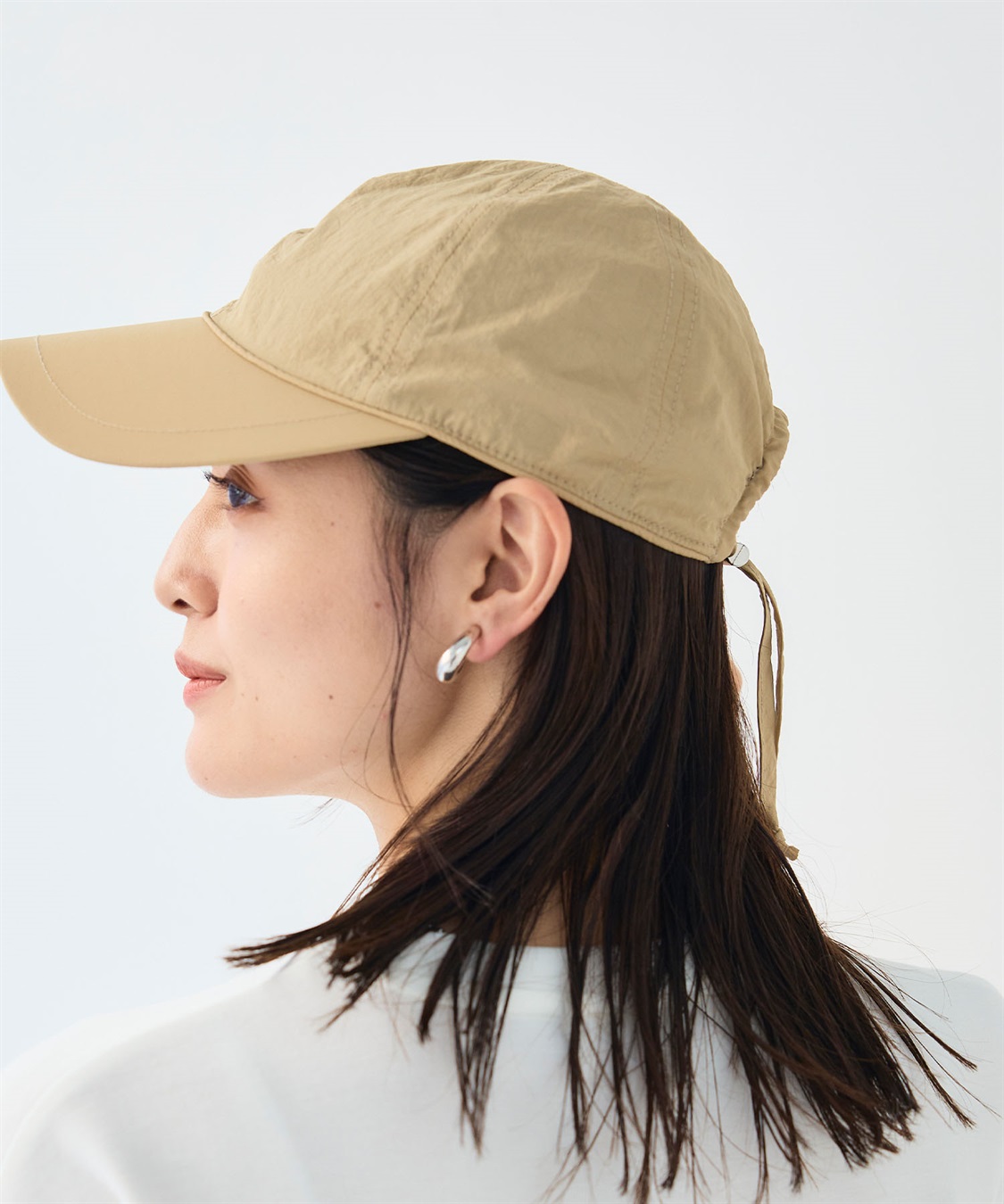 CROSS FUNCTION 《UPF50+》エブ楽 ドロストタフタキャップ_main