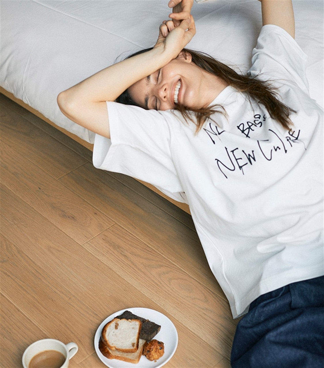 LE SOUK HOLIDAY koeコラボビックシルエットプリントTシャツ_main