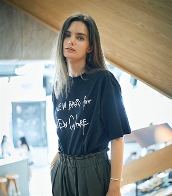 LE SOUK HOLIDAY koeコラボビックシルエットプリントTシャツ_variationthumb_2