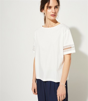 LE SOUK HOLIDAY 袖レースプルオーバーTシャツ_variationthumb_2