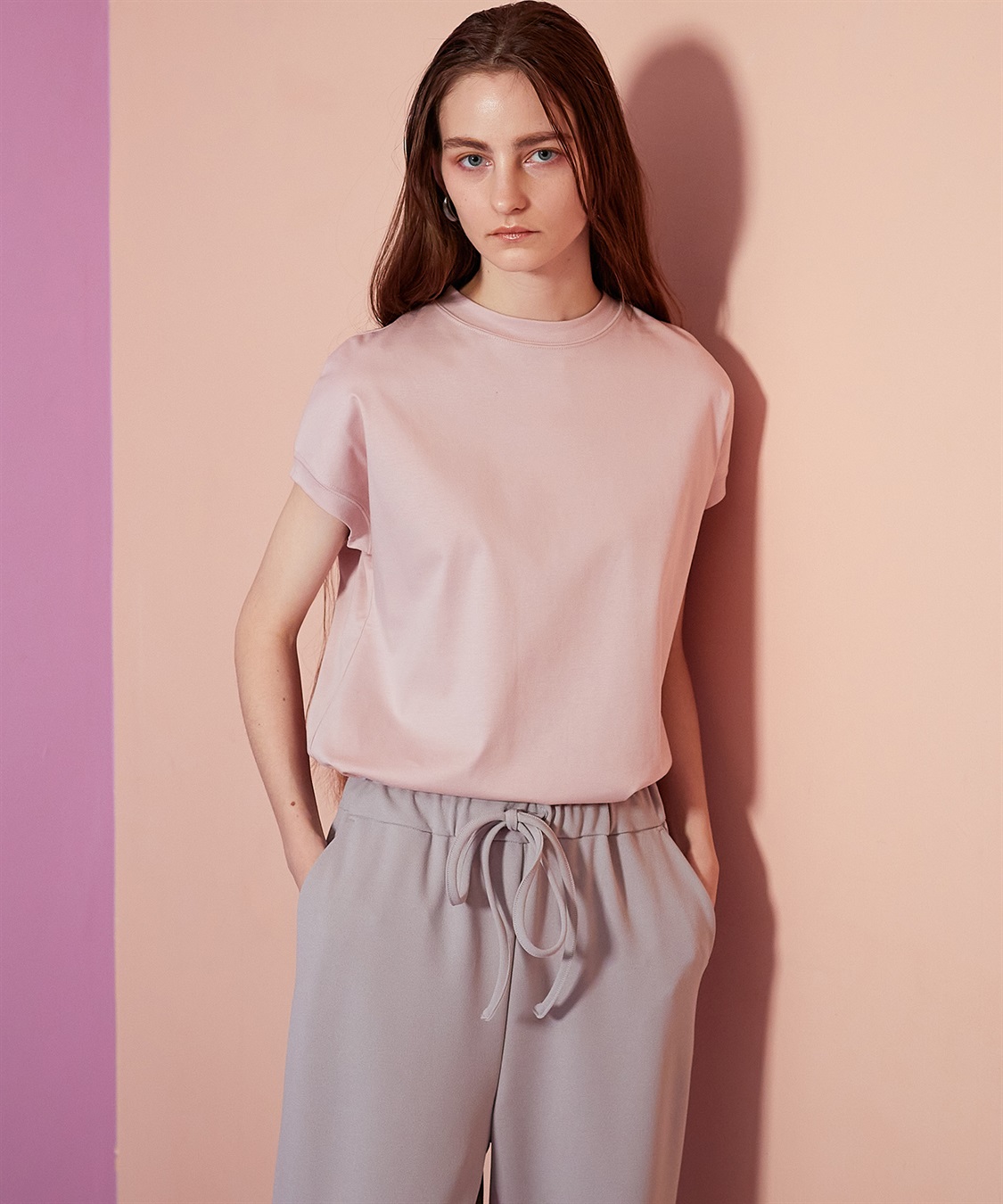 LE SOUK HOLIDAY モックネックTシャツ_main