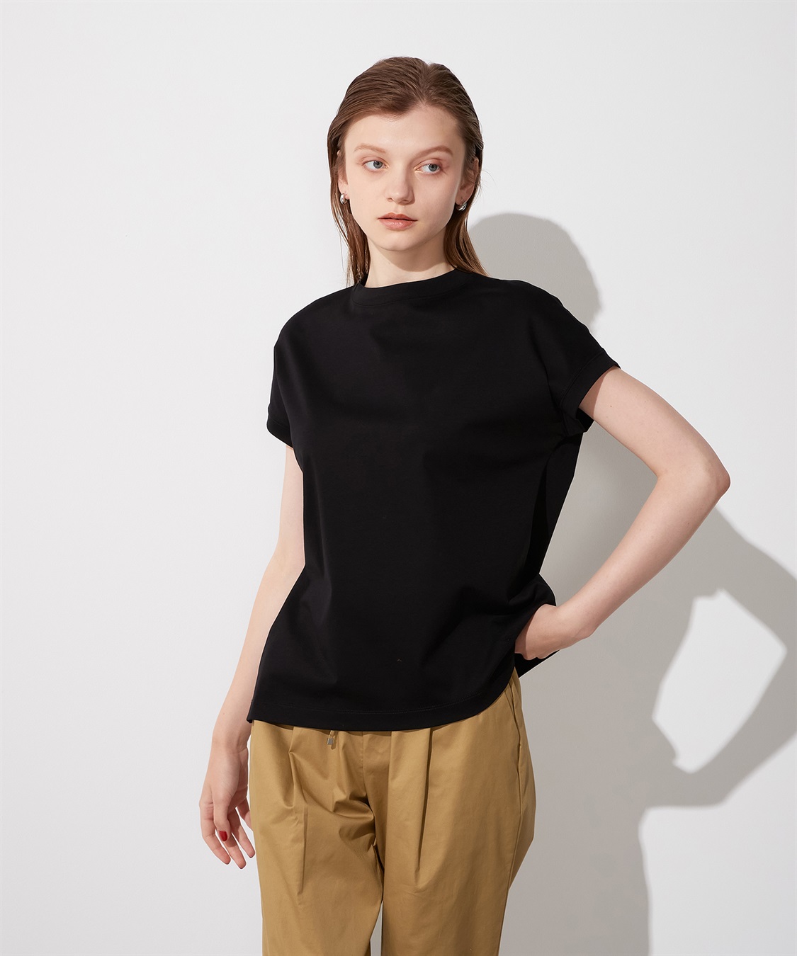 LE SOUK HOLIDAY モックネックTシャツ_variation_1