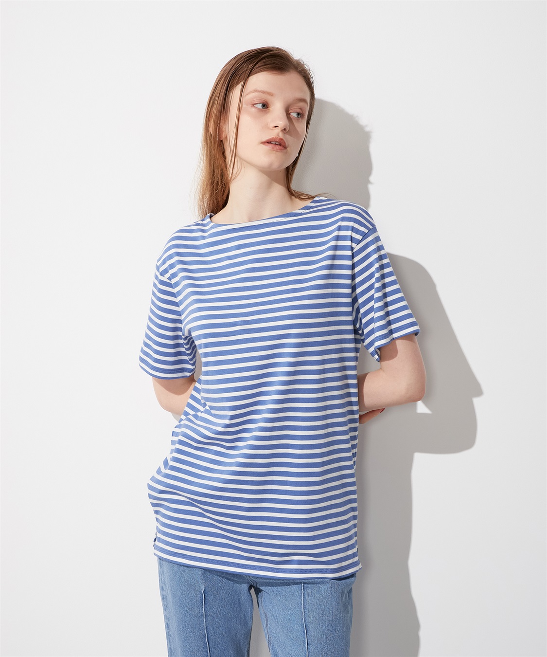 LE SOUK HOLIDAY ボートネックボーダーTシャツ_variation_3