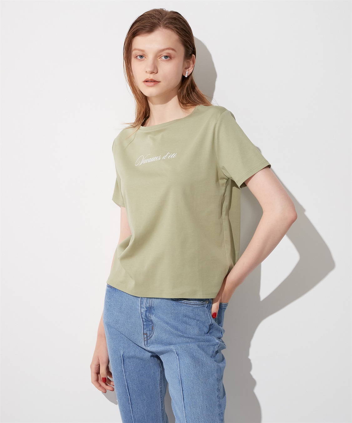 LE SOUK HOLIDAY ロゴプリントTシャツ_variation_3