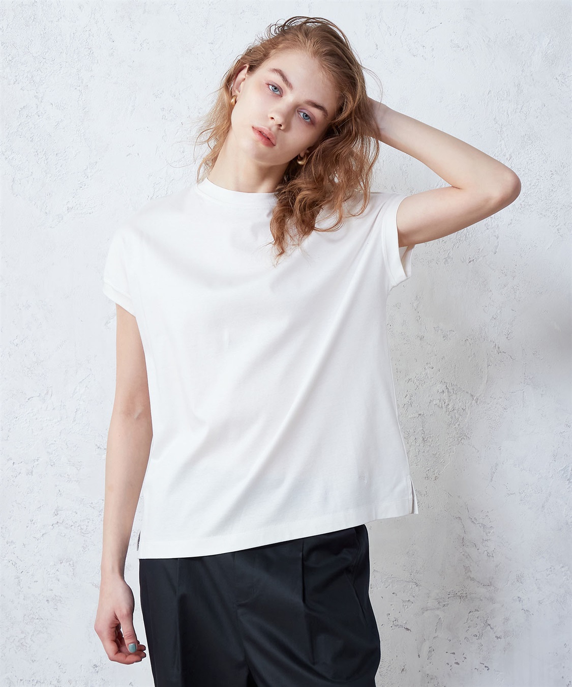 LE SOUK HOLIDAY モックネックTシャツ_main