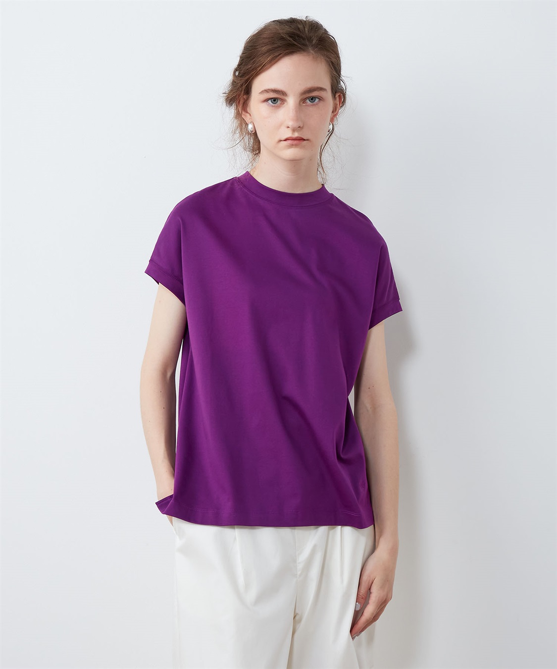 LE SOUK HOLIDAY モックネックTシャツ_variation_4