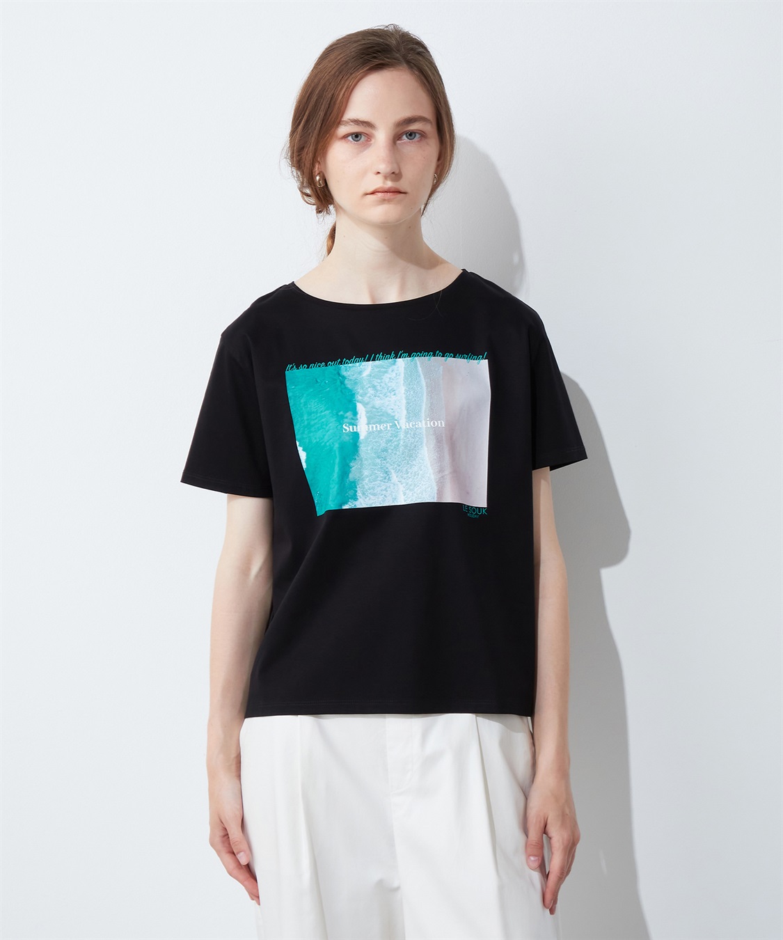 LE SOUK HOLIDAY フォトプリントTシャツ_variation_1