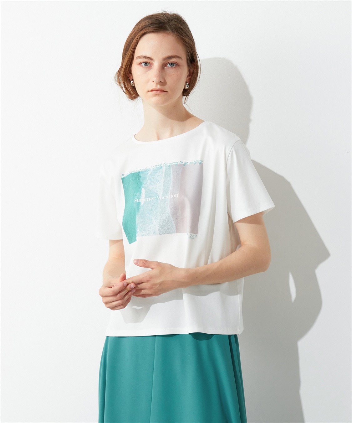 LE SOUK HOLIDAY フォトプリントTシャツ_variation_2