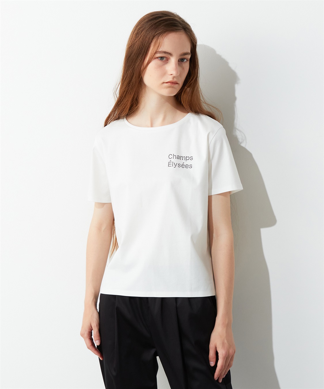 LE SOUK HOLIDAY ラインストーンロゴTシャツ_variation_2