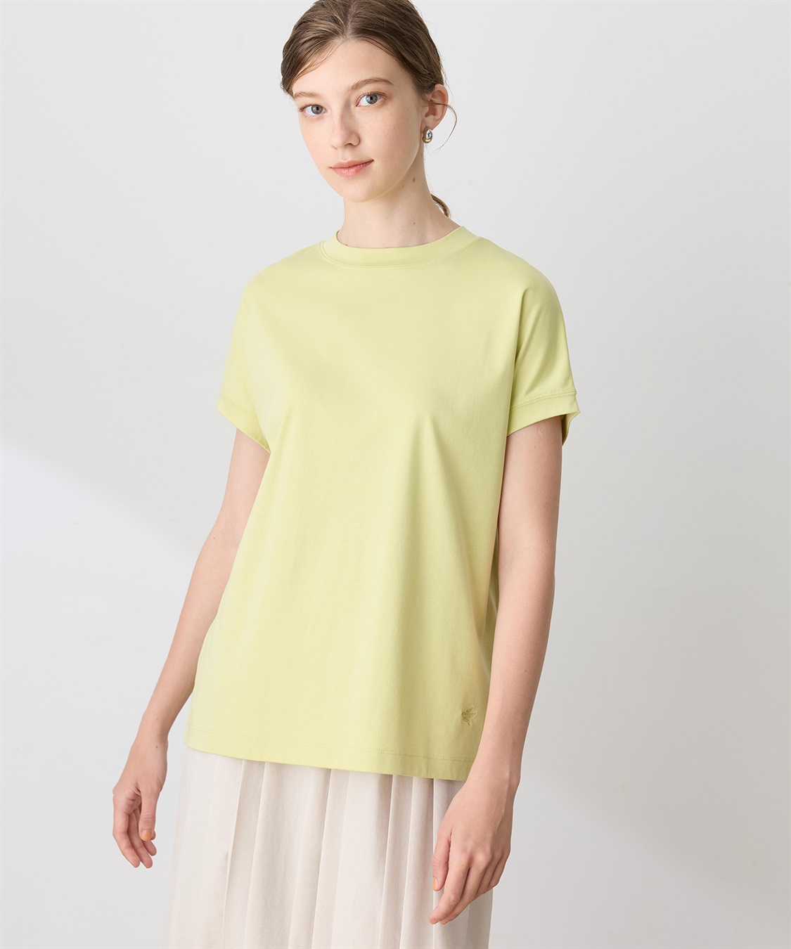 LE SOUK HOLIDAY モックネックスムースTシャツ【接触冷感・吸水速乾】_variation_6