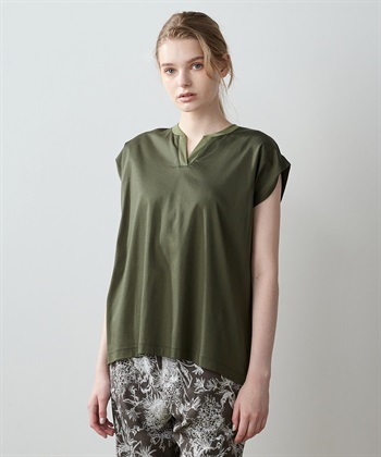 LE SOUK HOLIDAY 【接触冷感】スキッパーTシャツ_variationthumb_2