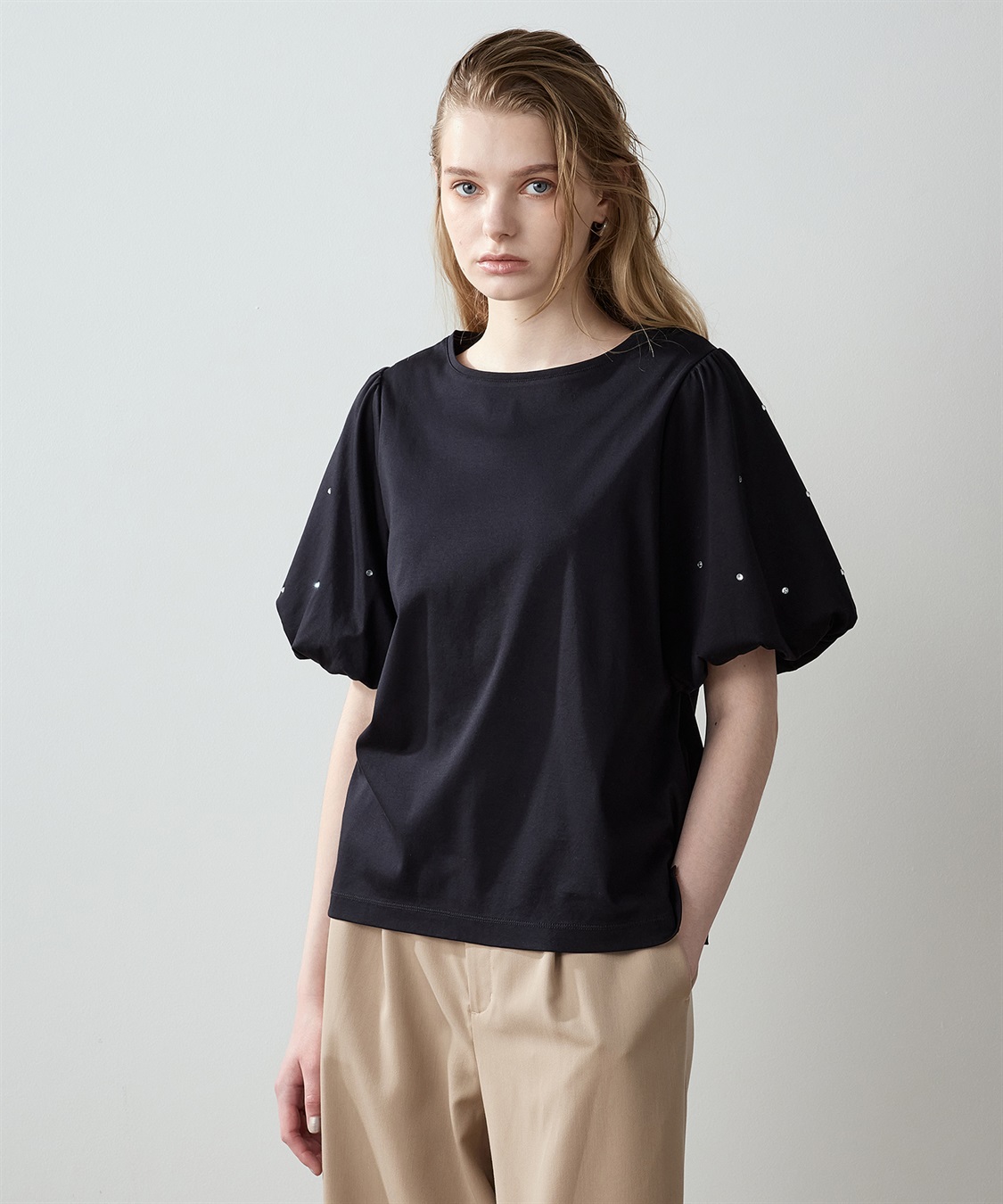 LE SOUK HOLIDAY 【接触冷感】バルーンスリーブTシャツ_variation_1