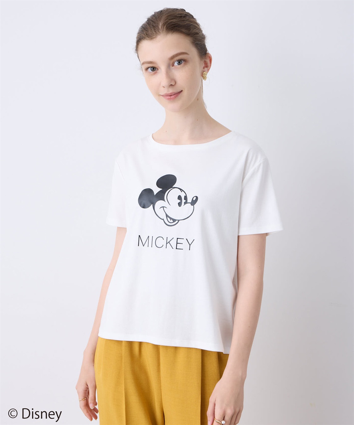 LE SOUK HOLIDAY Mickey Mouse／ロゴTシャツ_variation_1