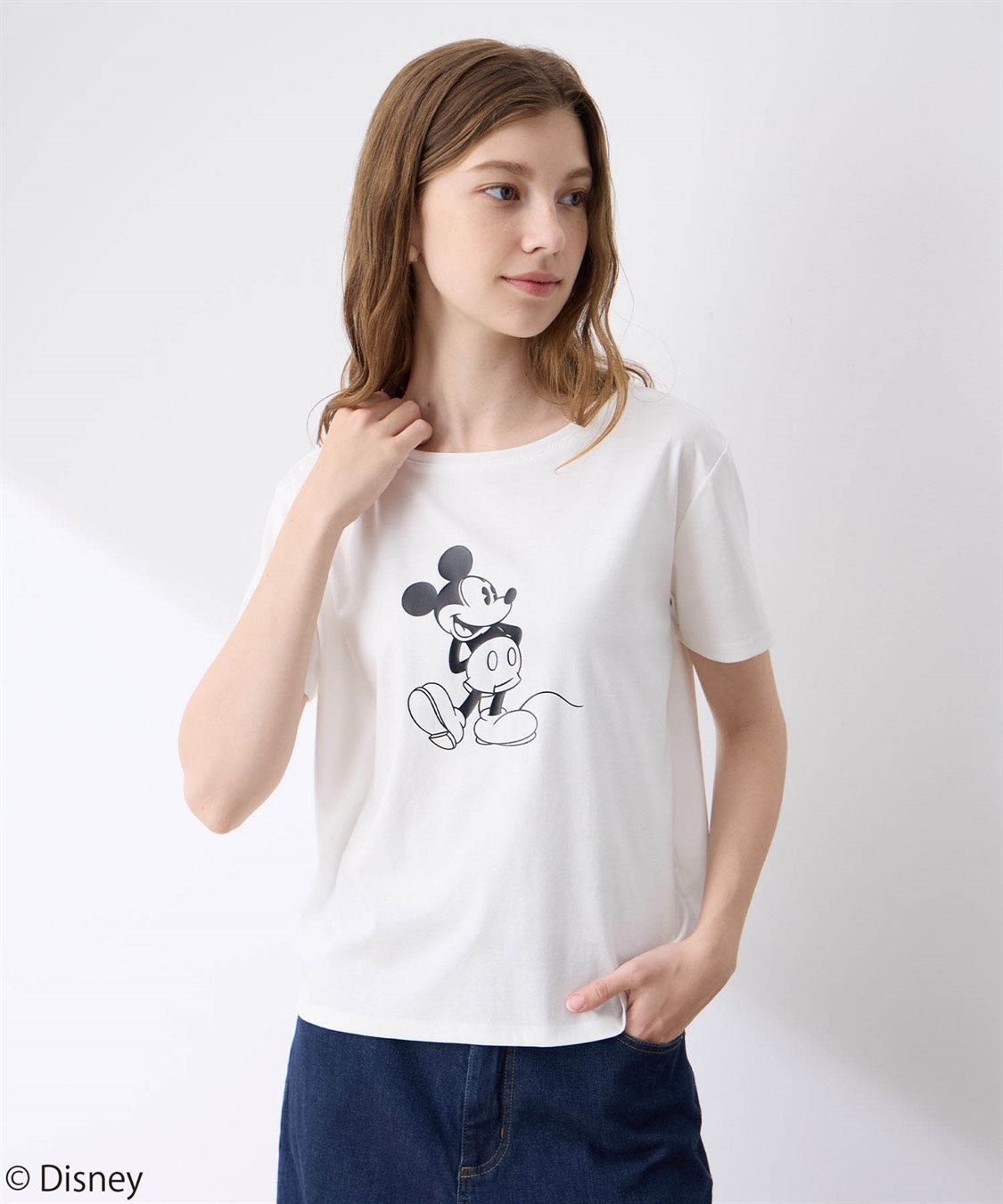 LE SOUK HOLIDAY Mickey Mouse／モチーフTシャツ_main