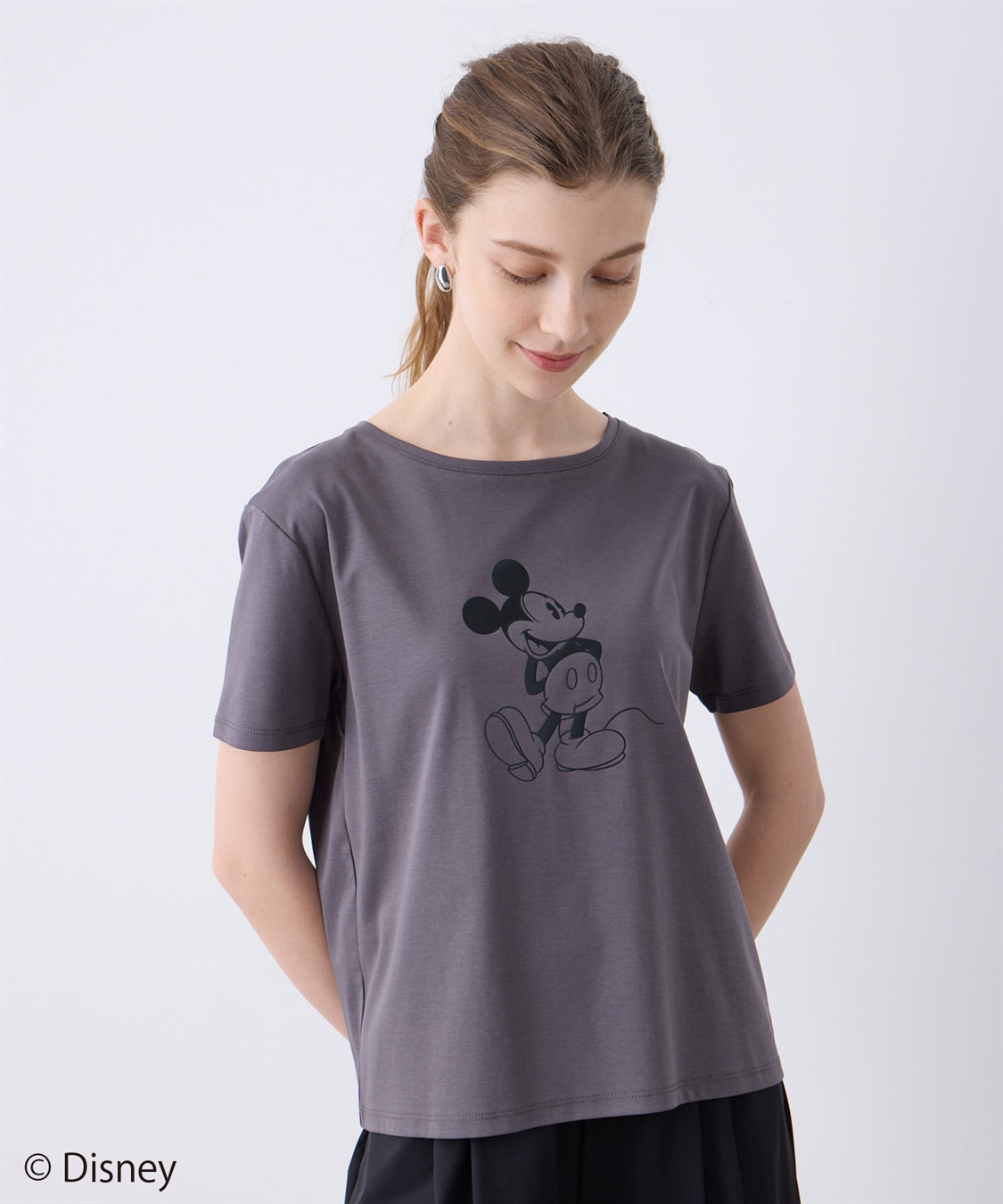 LE SOUK HOLIDAY Mickey Mouse／モチーフTシャツ_variation_2