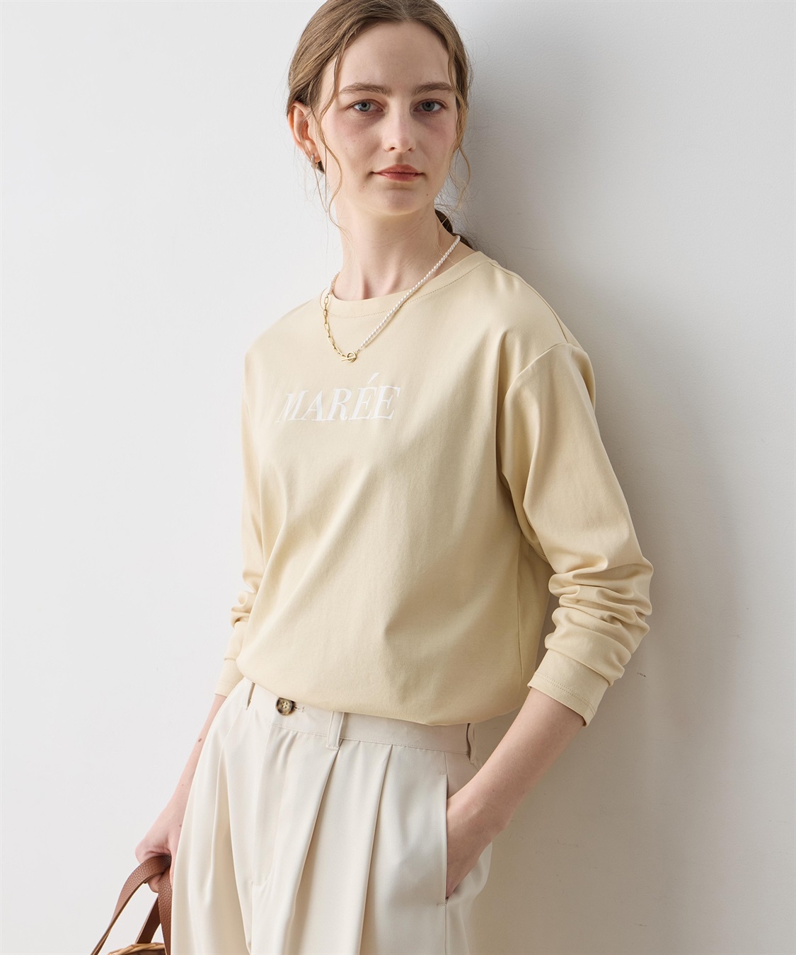 LE SOUK HOLIDAY ロゴプリントロンＴシャツ【クーラータッチ】_main