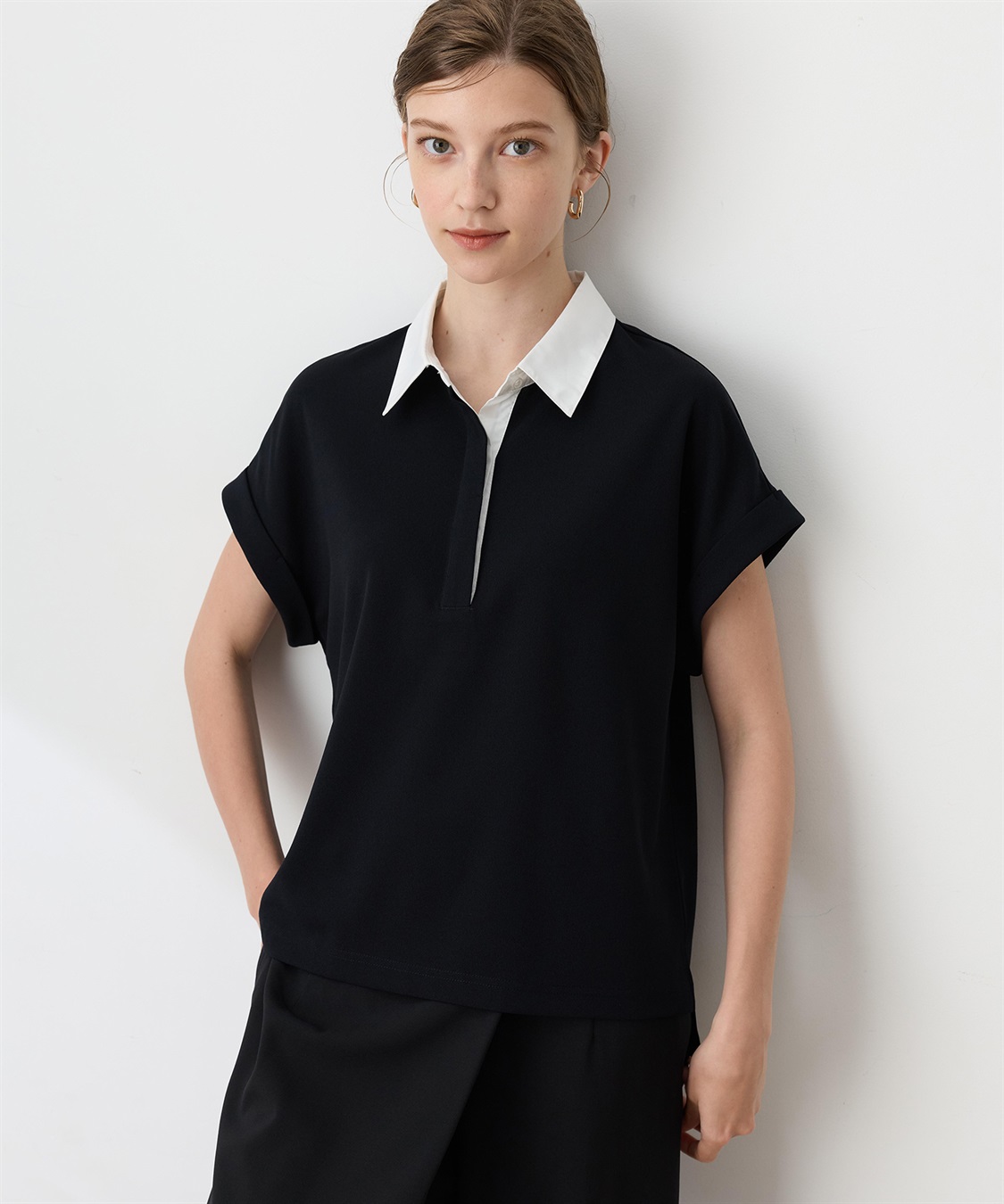 LE SOUK HOLIDAY 《WEB限定》配色衿カットジャガードプルオーバー_variation_4