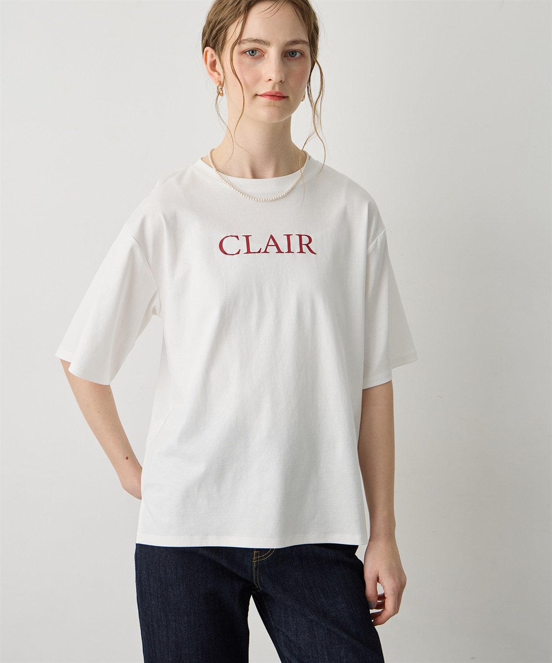 LE SOUK HOLIDAY ロゴプリントTシャツ【接触冷感・吸水速乾】_variation_1