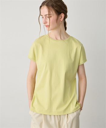 LE SOUK HOLIDAY チュールネックスムースTシャツ【接触冷感・吸水速乾】_variationthumb_3
