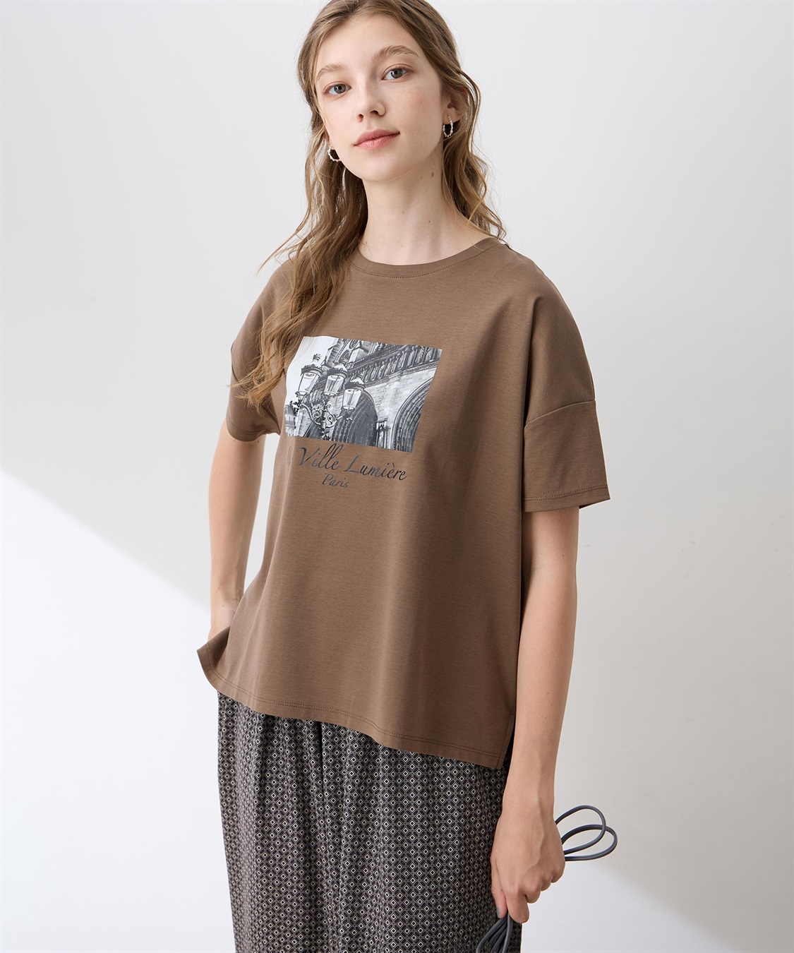 LE SOUK HOLIDAY フォトプリントドルマンTシャツ【接触冷感・吸水速乾】_main
