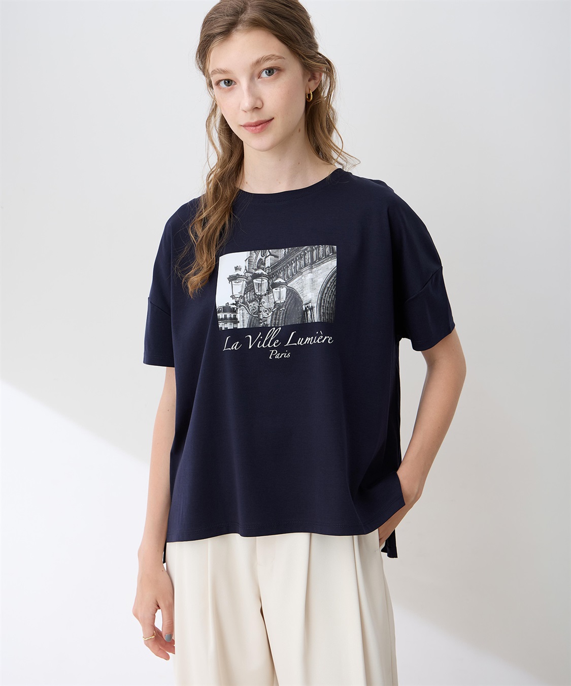 LE SOUK HOLIDAY フォトプリントドルマンTシャツ【接触冷感・吸水速乾】_variation_3