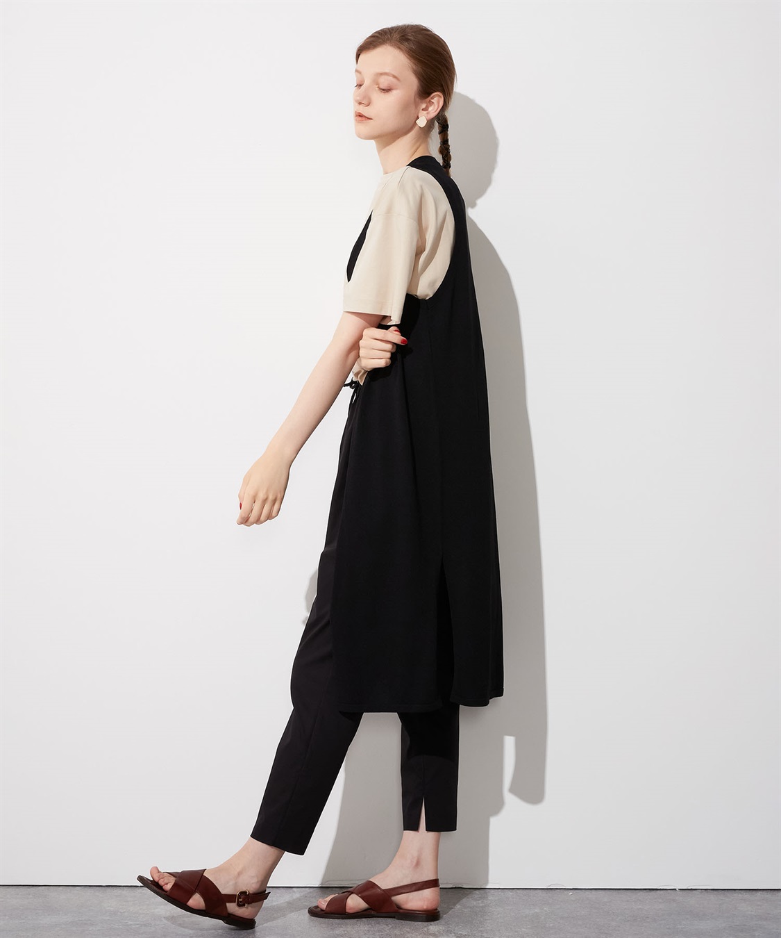 LE SOUK HOLIDAY ニットロングジレ_main