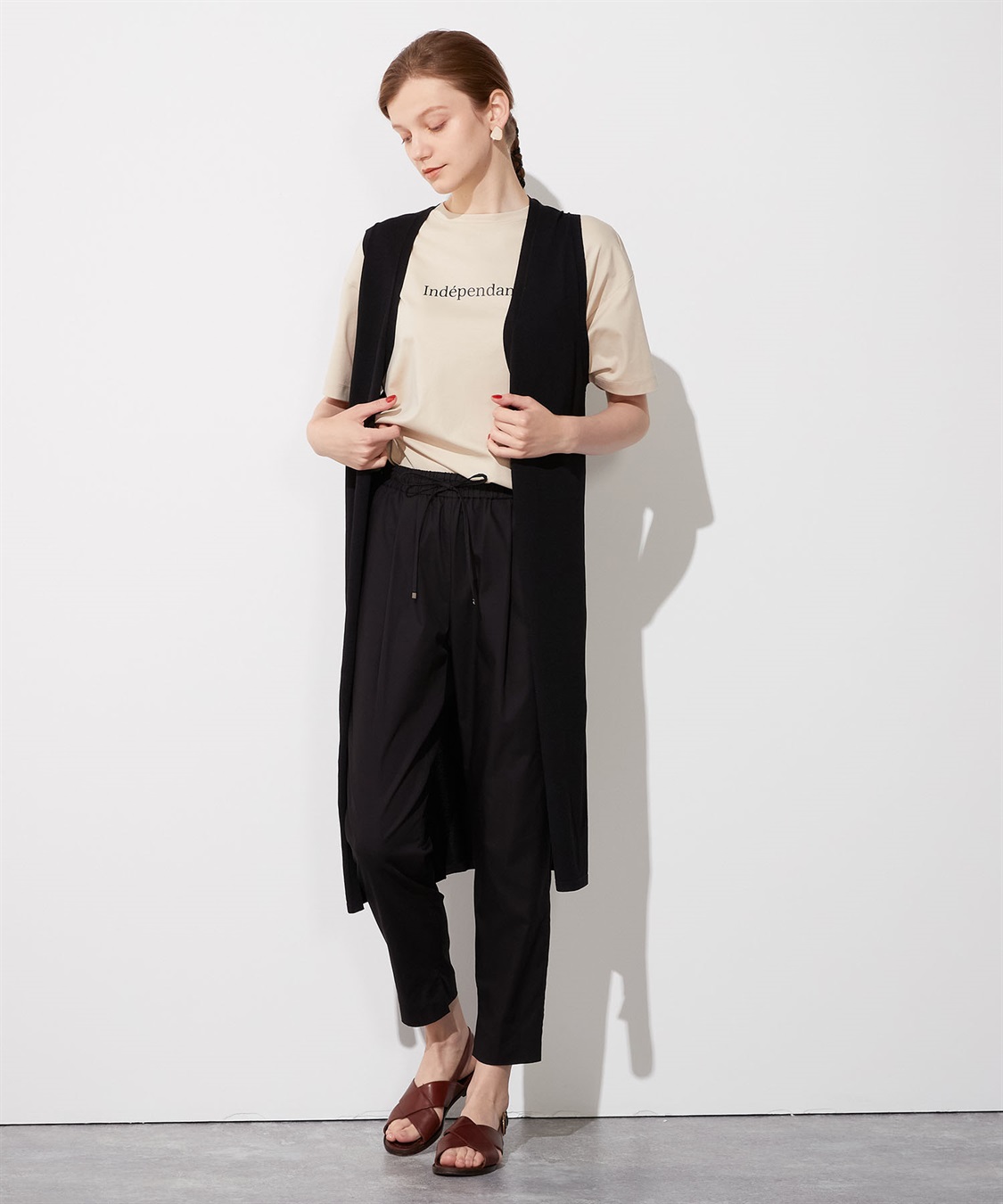 LE SOUK HOLIDAY ニットロングジレ_variation_1