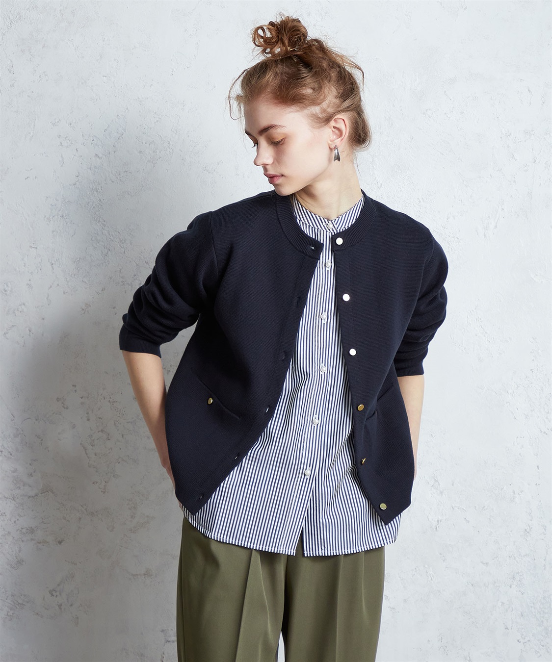 LE SOUK HOLIDAY クルーネックカーディガン_variation_3