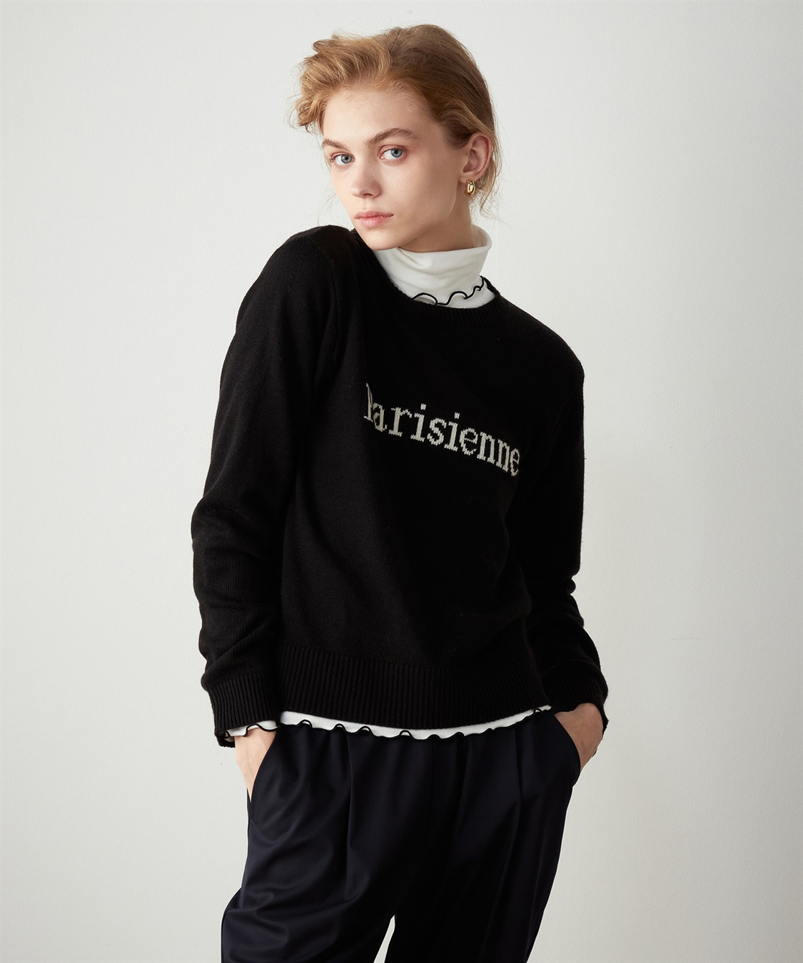 LE SOUK HOLIDAY ロゴニットプルオーバー_main