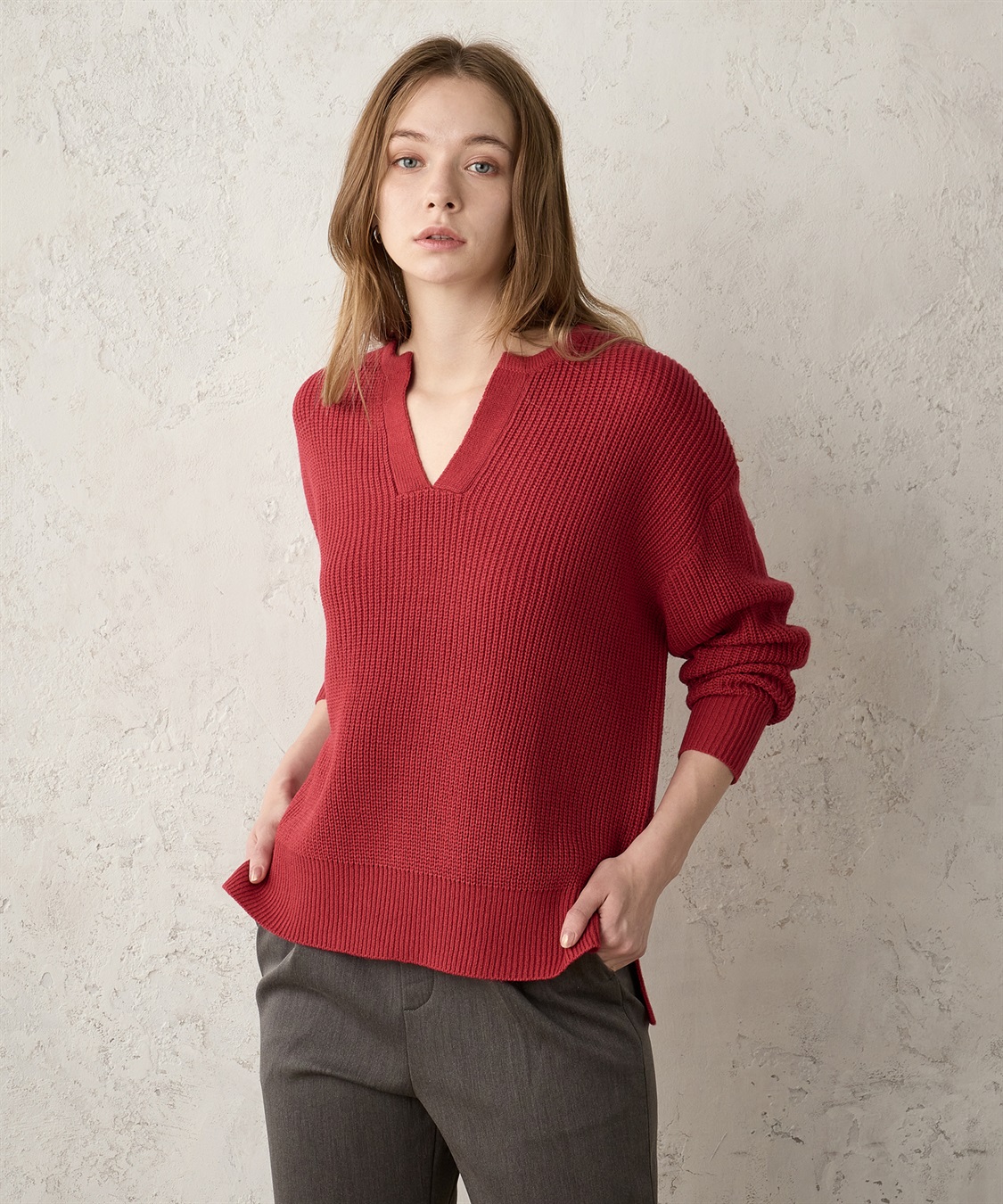 LE SOUK HOLIDAY スキッパーニットプルオーバー_variation_2