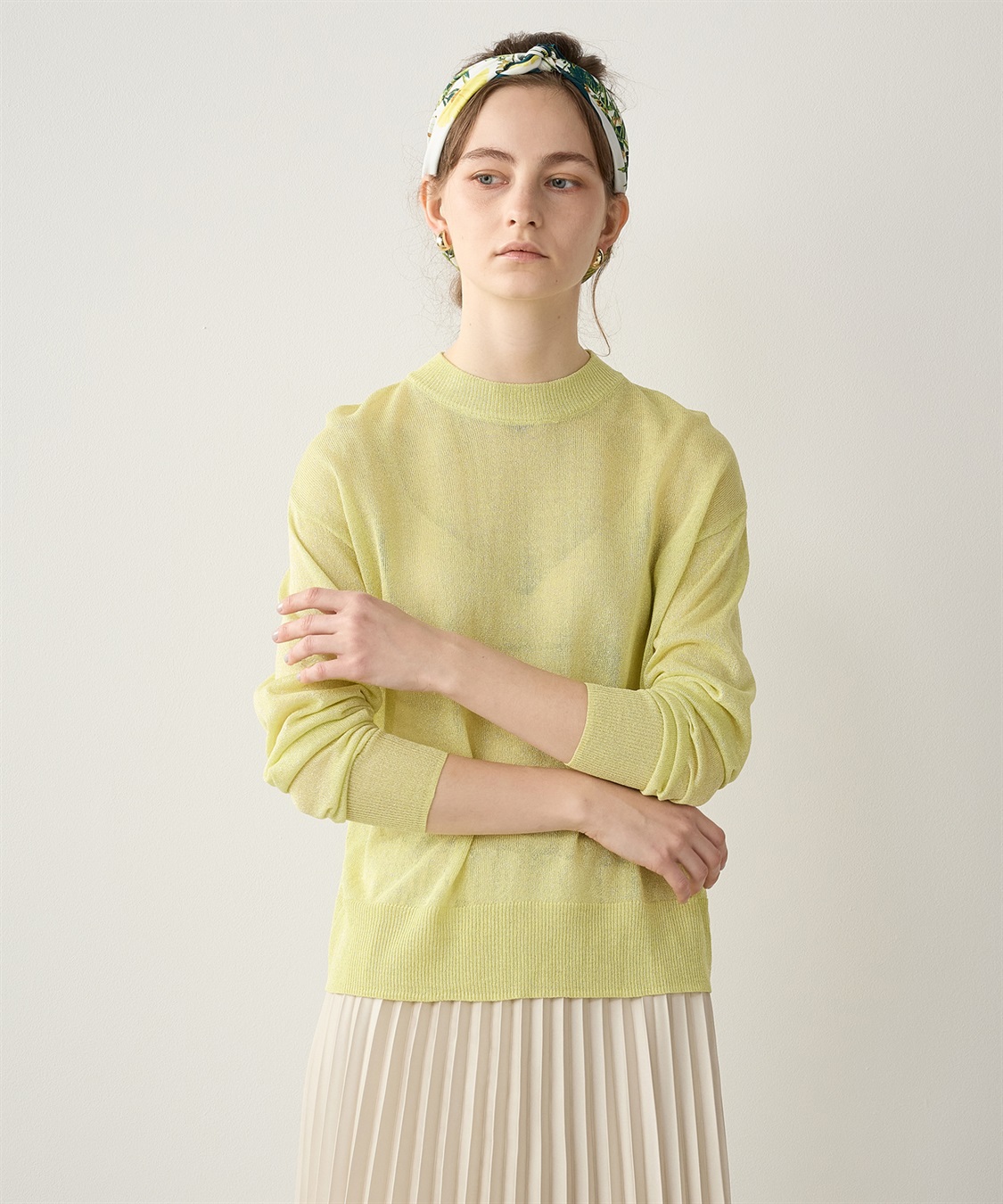 LE SOUK HOLIDAY シアーラメニットプルオーバー_main