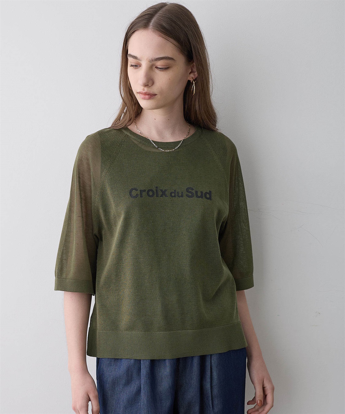 LE SOUK HOLIDAY ロゴニットプルオーバー_main