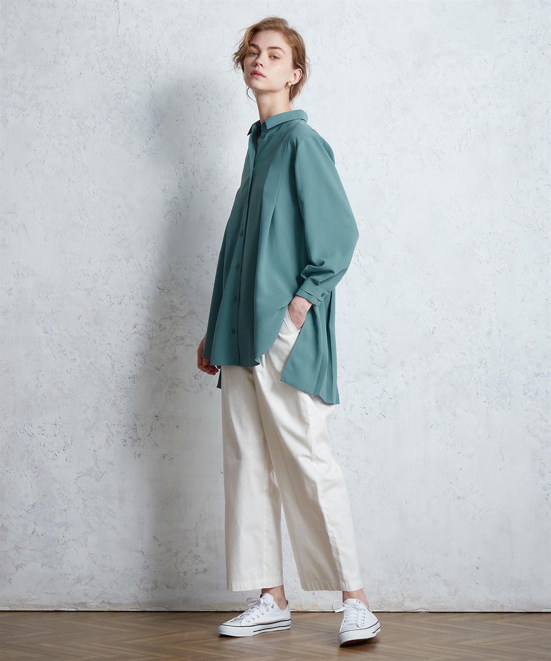 LE SOUK HOLIDAY バックタックブラウス_main