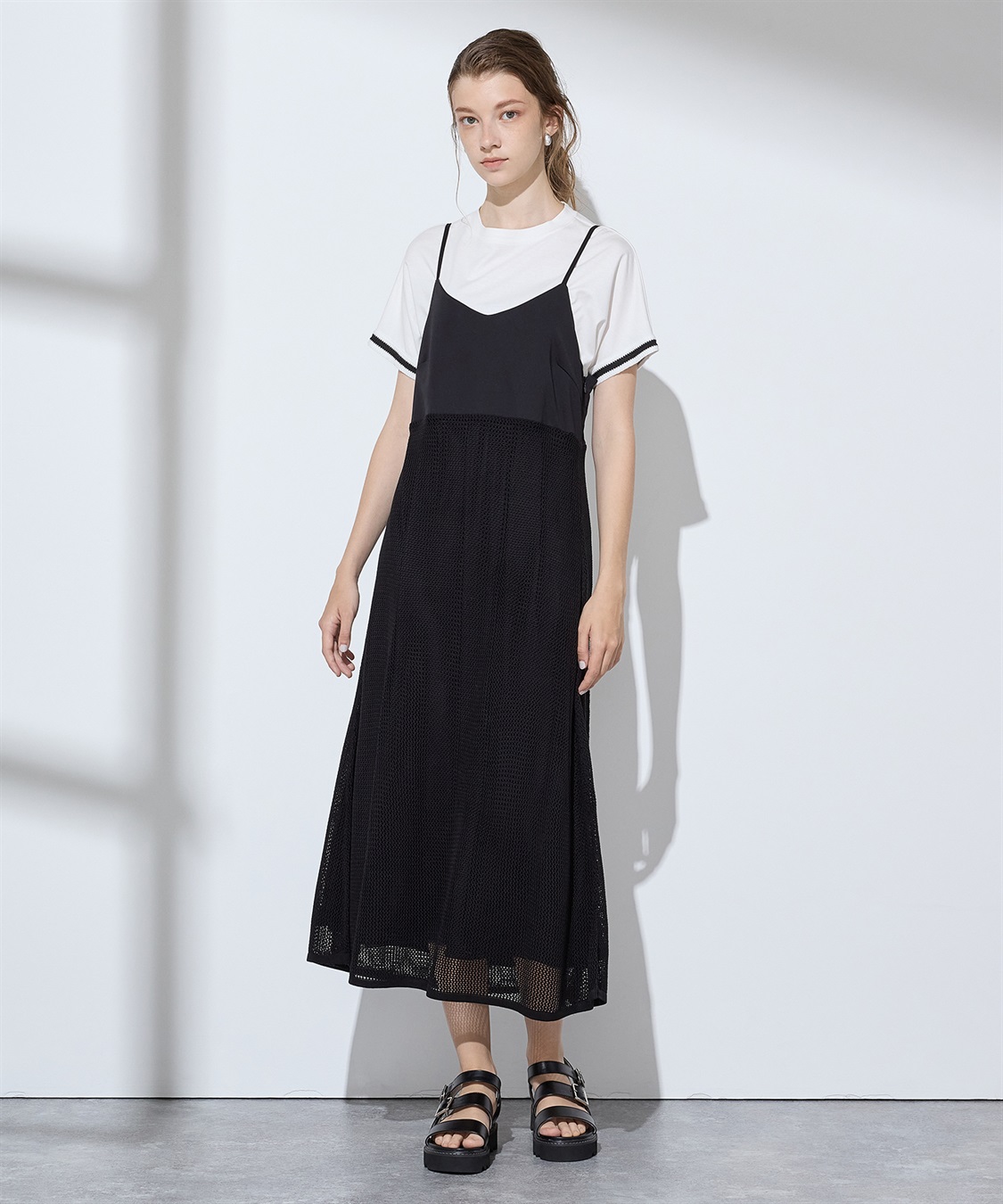 LE SOUK HOLIDAY メッシュキャミワンピース_variation_1