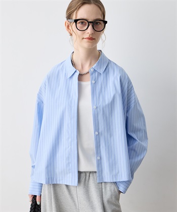LE SOUK HOLIDAY 【WEB限定】ストライプショートシャツ_variationthumb_3