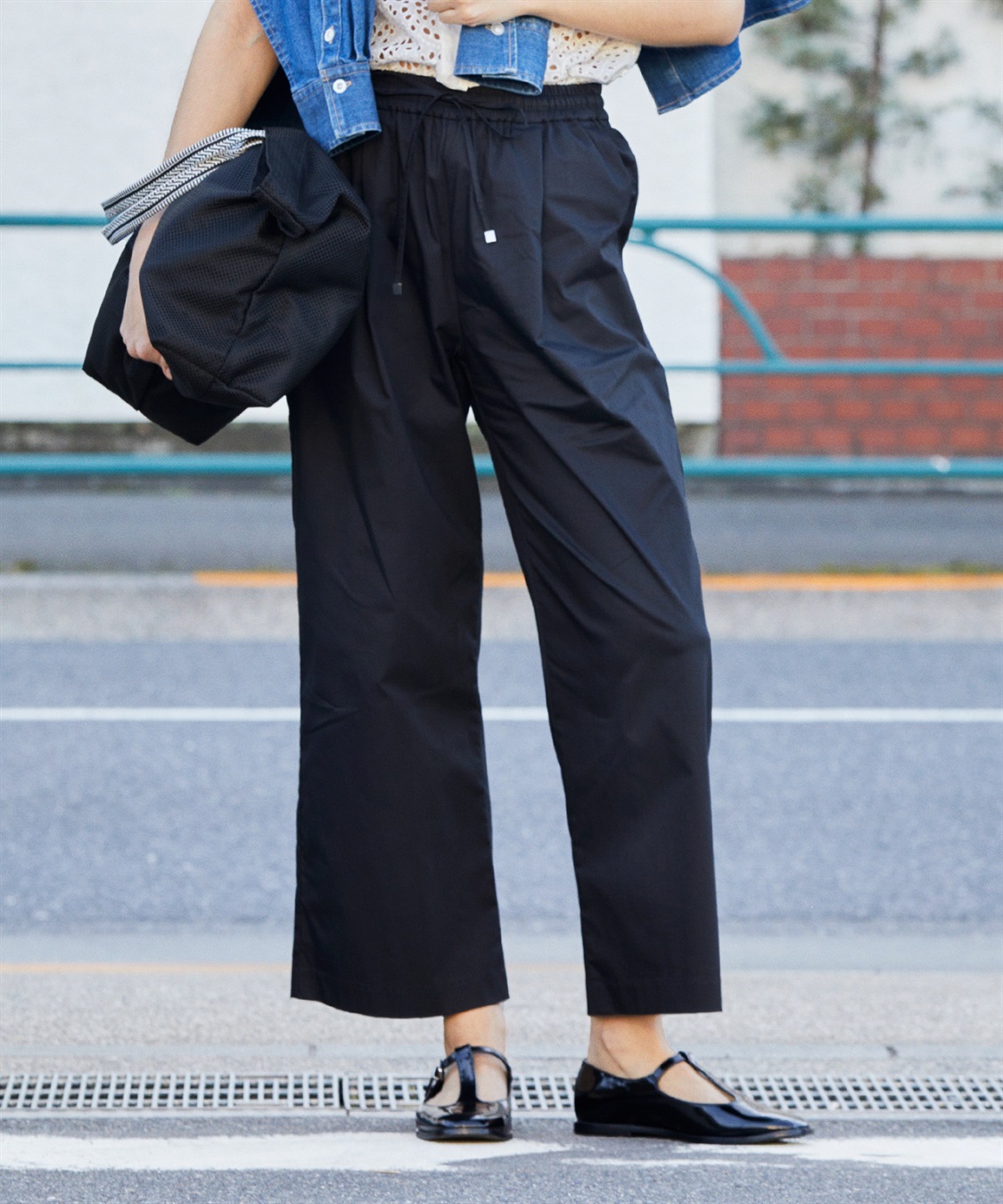 LE SOUK HOLIDAY タックワイドパンツ_main