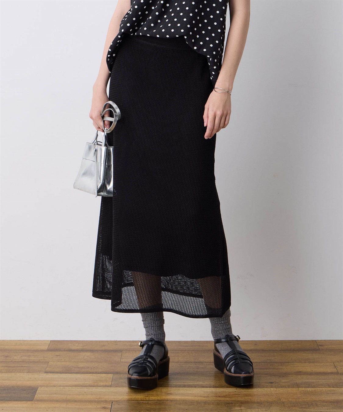 LE SOUK HOLIDAY メッシュスカート_main