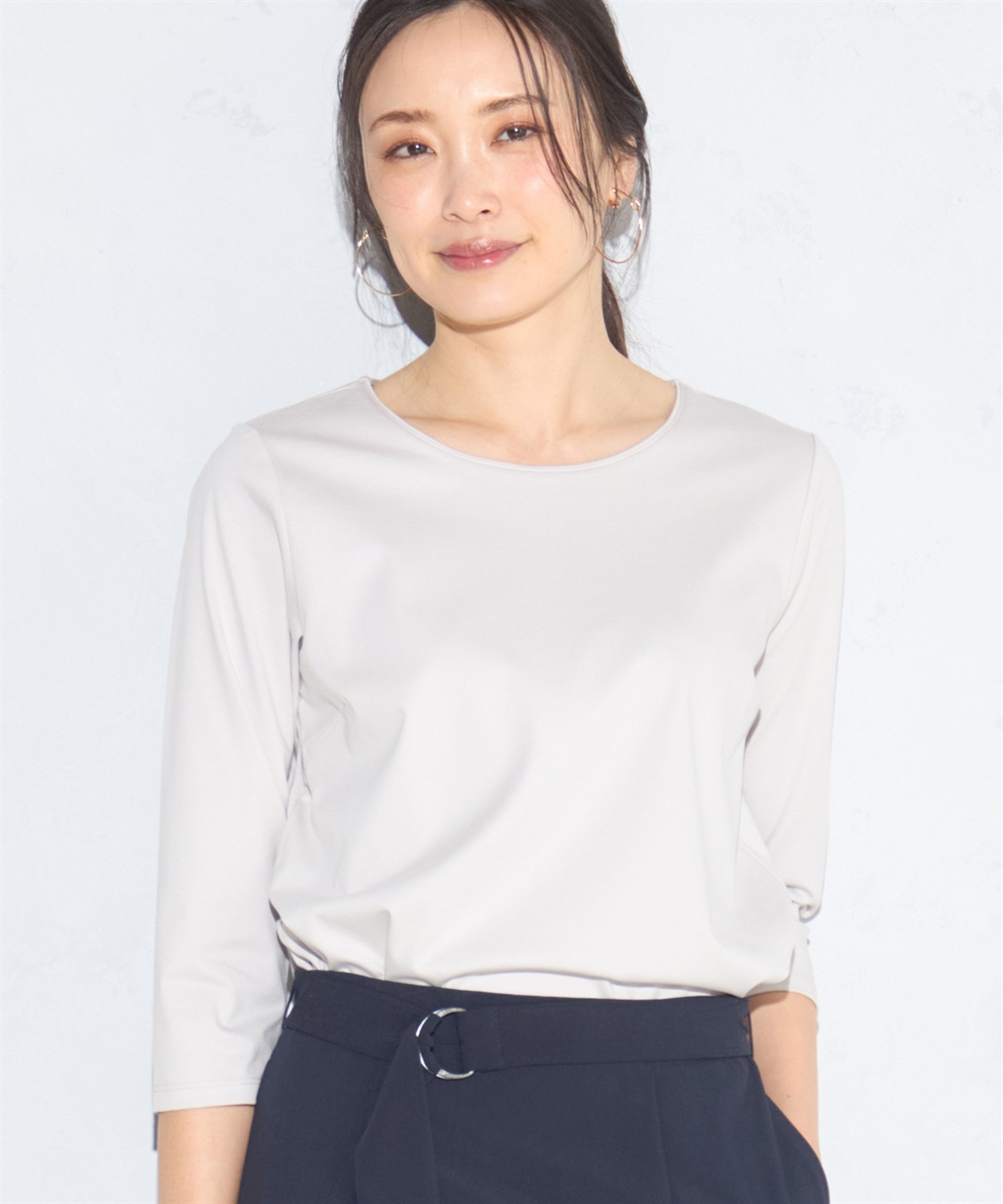 A/C DESIGN BY ALPHA CUBIC 七分袖Tシャツ_main