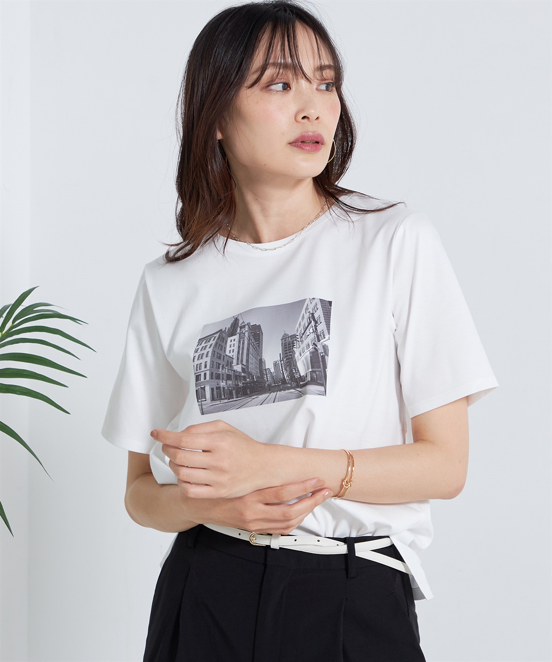 A/C DESIGN BY ALPHA CUBIC 【接触冷感】フォトプリントTシャツ_main