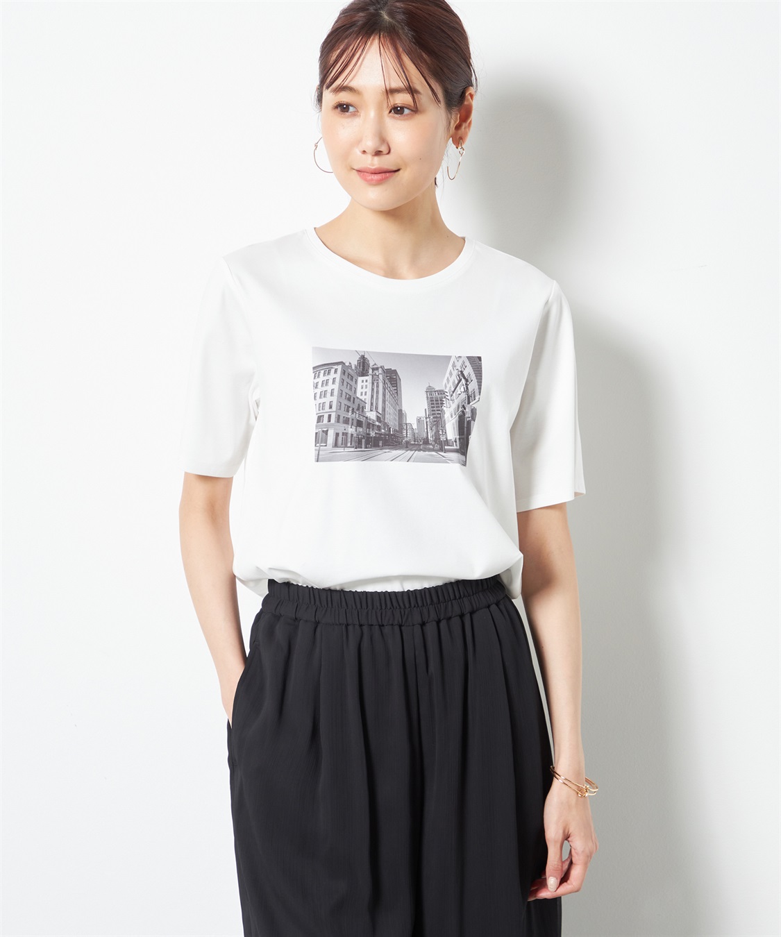 A/C DESIGN BY ALPHA CUBIC 【接触冷感】フォトプリントTシャツ_variation_2