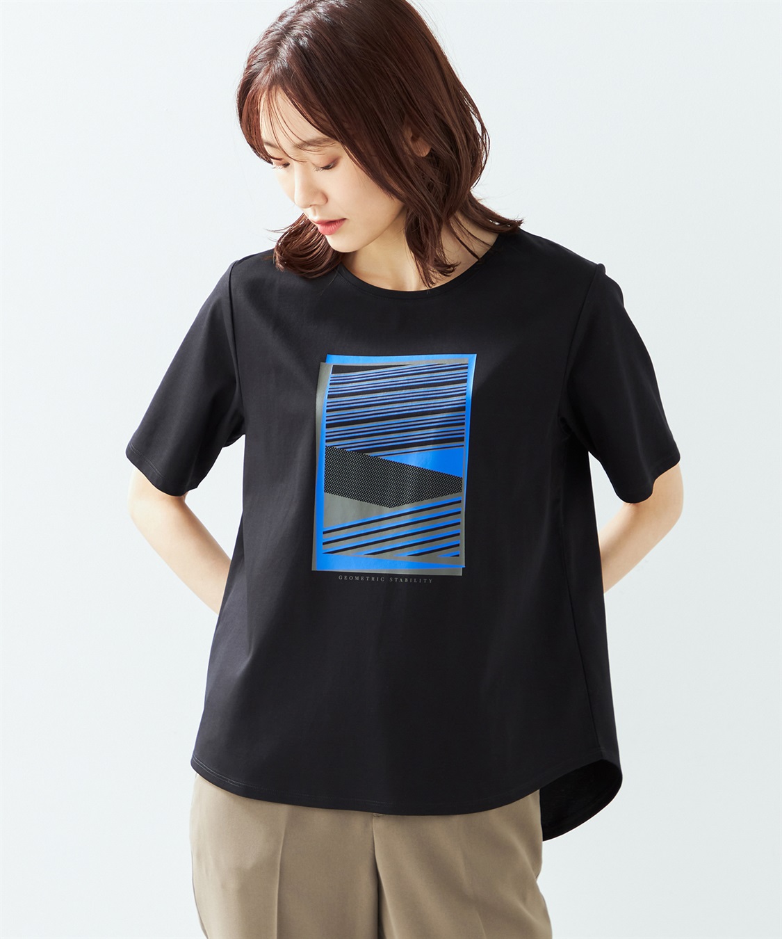 A/C DESIGN BY ALPHA CUBIC 【接触冷感】【UV対策】アートプリントTシャツ_variation_1
