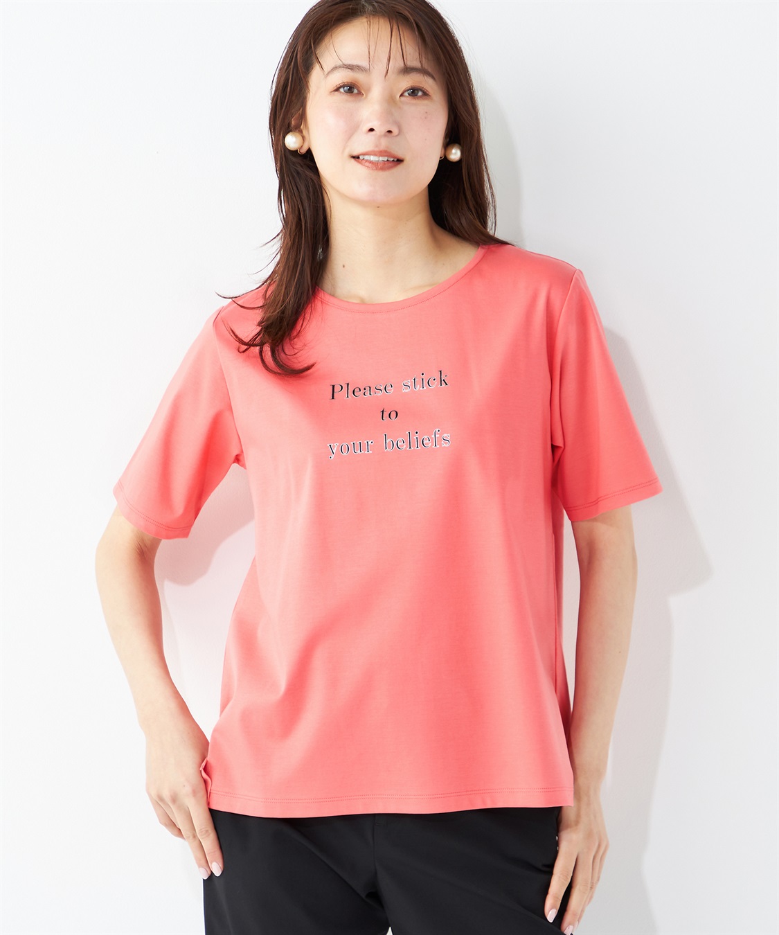 A/C DESIGN BY ALPHA CUBIC ロゴプリントTシャツ_variation_3