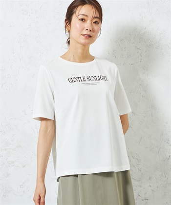 A/C DESIGN BY ALPHA CUBIC 【UVカット】ロゴプリントTシャツ_variationthumb_2