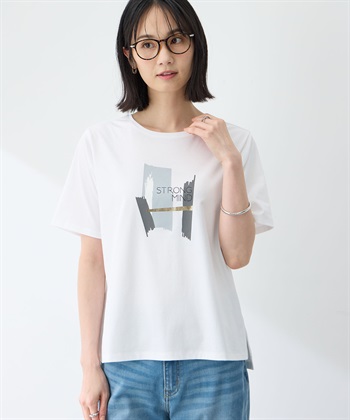 A/C DESIGN BY ALPHA CUBIC グラフィックＴシャツ【接触冷感・UVカット・人気のため冷感素材で再登場】_variationthumb_3