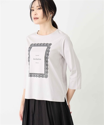 A/C DESIGN BY ALPHA CUBIC レースロゴTシャツ_variationthumb_1