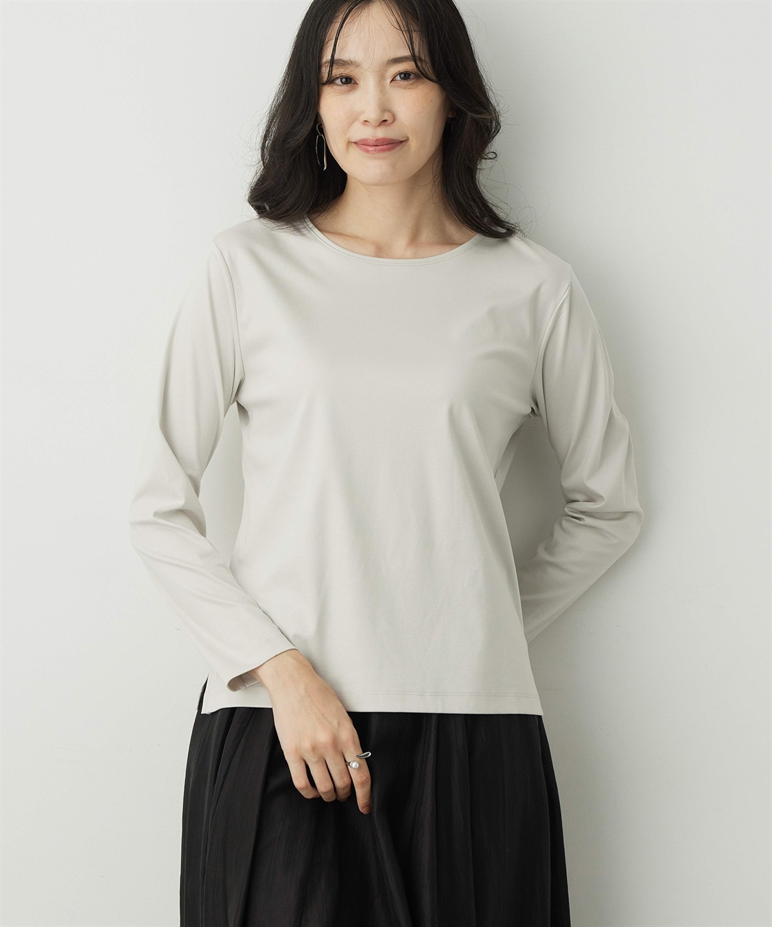 A/C DESIGN BY ALPHA CUBIC ロングスリーブTシャツ_variation_1