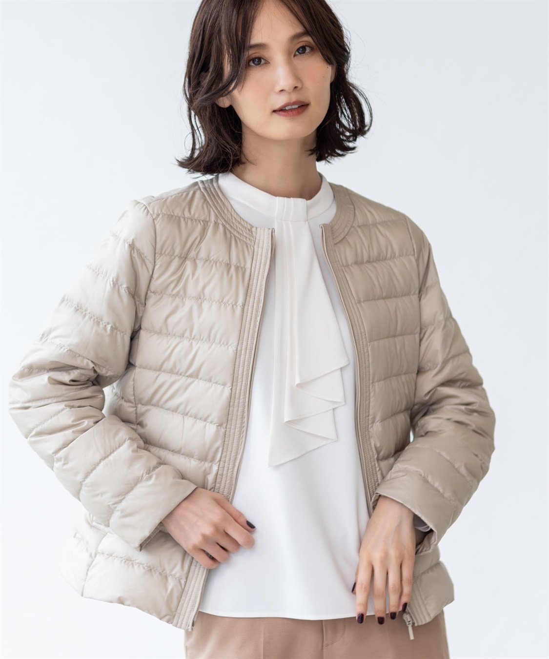 A/C DESIGN BY ALPHA CUBIC ライトダウンショートコート【軽量・はっ水・ハンドウォッシャブル】_main