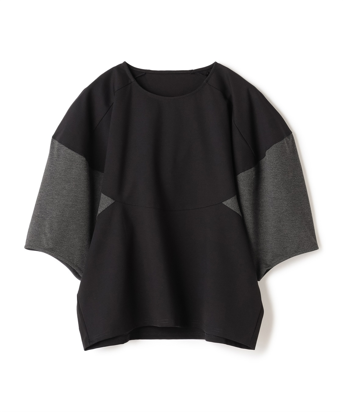 ATSURO TAYAMA 変形配色クルーネックプルオーバー_variation_1