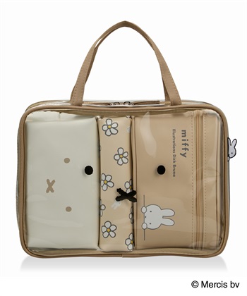 Life Style by cross marche 【ミッフィー/miffy】トラベルポーチセット 長方形_variationthumb_2
